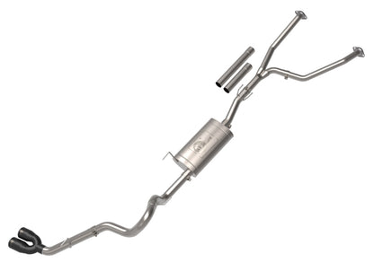 aFe 2022 Toyota Tundra V6-3.5L (tt) Vulcan Series 2.5in to 3in 304 SS Cat-Back Exhaust w/ Black Tip 49-36061-B 49-36061-B Photo - Primary