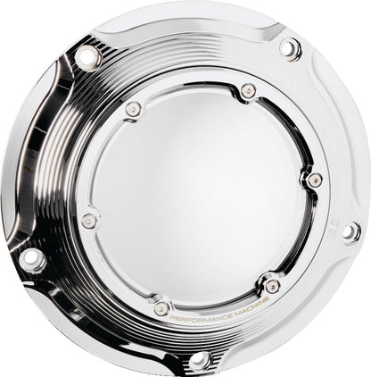 Performance Machine Pm Vision Derby Cover W/Bezel 0177-2083M-CH 0177-2083M-CH Photo - Primary
