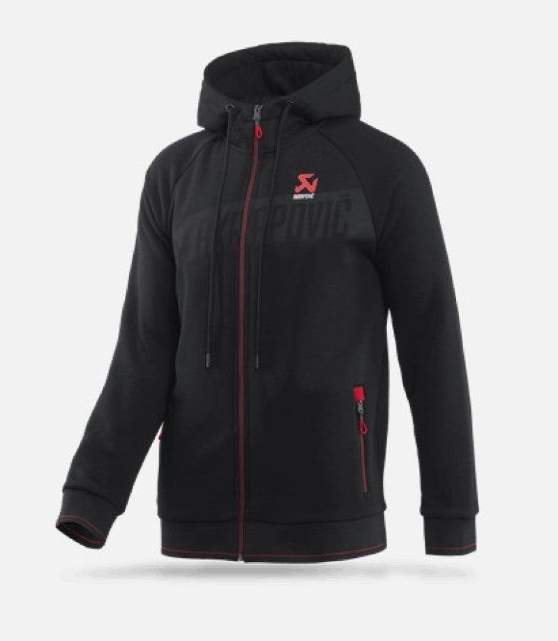 Akrapovic Mens Corpo Zip Hoodie Black - Large 802057 802057 User 1