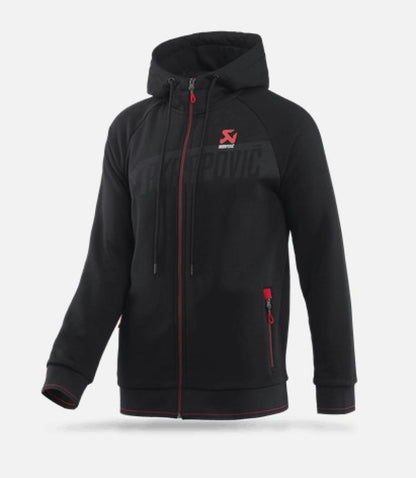 Akrapovic Mens Corpo Zip Hoodie Black - Large 802057 802057 User 1
