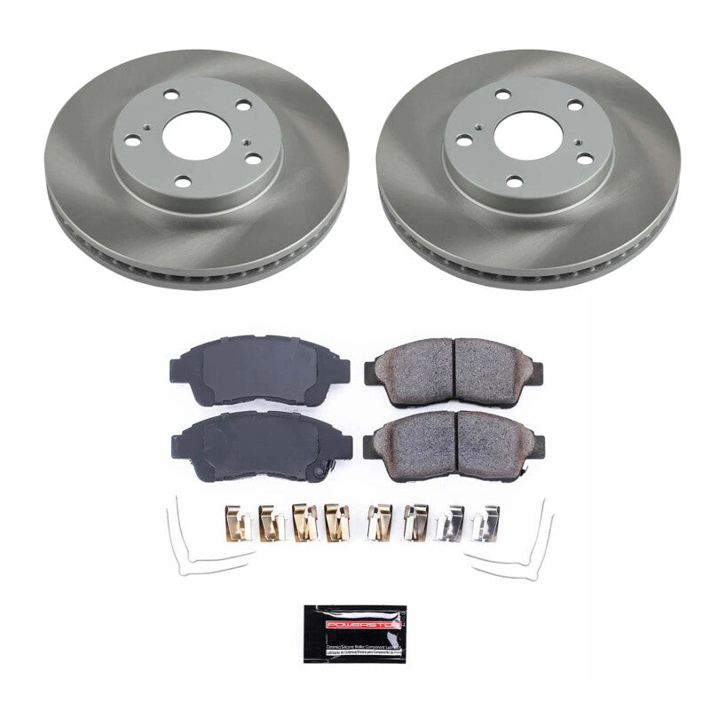 PowerStop Power Stop 92-01 Toyota Camry Front Semi-Coated Rotor Kit SC1052 SC1052 Photo - Primary