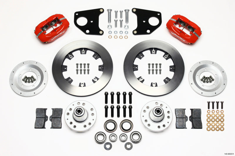 Wilwood FDL Front Kit,12.19", Red CPD 62-72 B, 70-72 E w/Drum 140-9828-R Photo - Primary