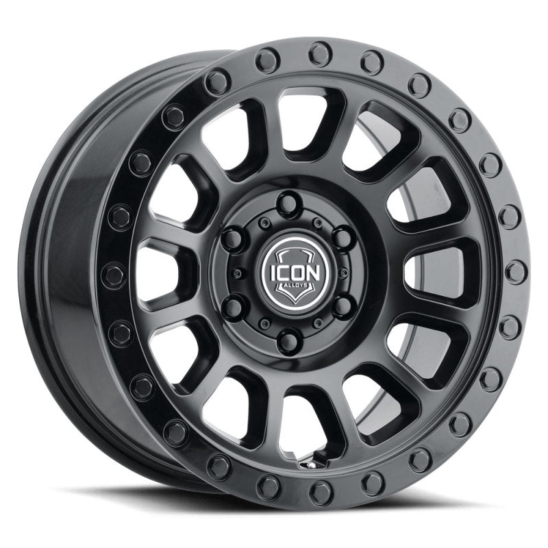 ICON Hulse 17 X 8.5 6 X 135 6mm Offset 5in BS Double Black 8017856350DB 8017856350DB Photo - Primary
