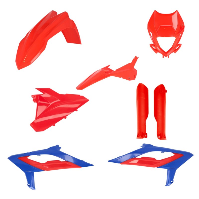 Acerbis 2023 Beta RR 2T 125-480 RR 2T 125RC-480RC Full Plastic Kit - Red/Blue 2979471228 2979471228 Photo - Primary