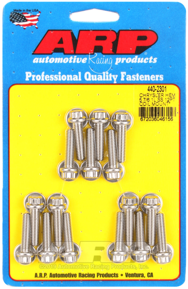 ARP Coil Mount Bolt Kit for Chrysler hemi 5.7/6.1L 440-2301 Photo - Primary