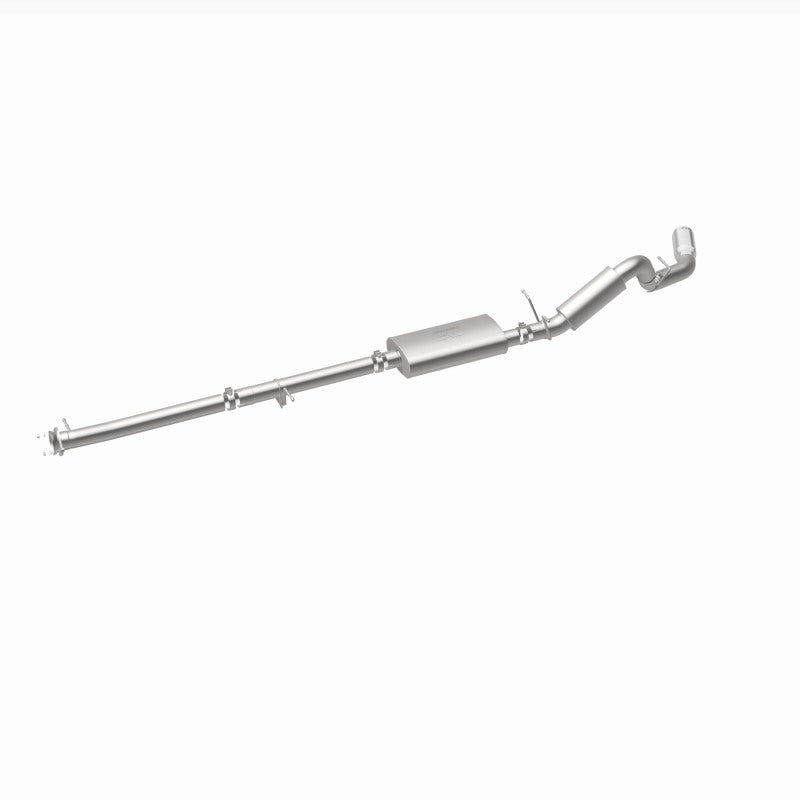 Magnaflow 2022+ GM 2500/3500HD 6.6L Gas Single Passenger Side Rear Exit Cat-Back Exhaust 19524 19524 360 Degree Image Set