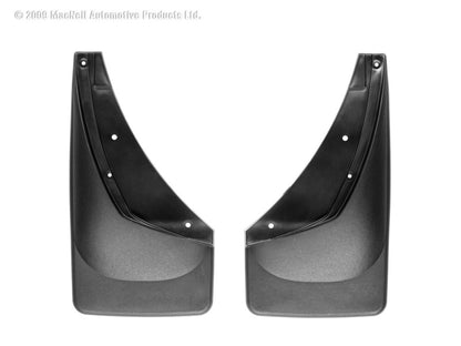 WeatherTech Front Pair No Drill Mudflaps 00-06 Chevrolet Tahoe - Black 110006 Photo - Primary