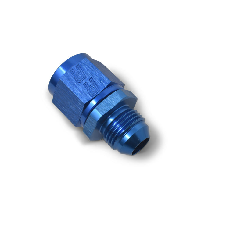 Russell -10 AN Female To -8 AN Male B-Nut Flare Reducer - Blue Finish 660030 Photo - out of package