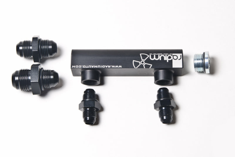 Radium Manifold 4-Port Universal Black  Logo 20-0062 Photo - Primary