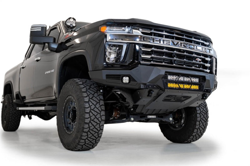 Addictive Desert Designs ADD 20-21 Chevy 2500/3500 Bomber Front Bumper F270012140103 F270012140103 Photo - Mounted