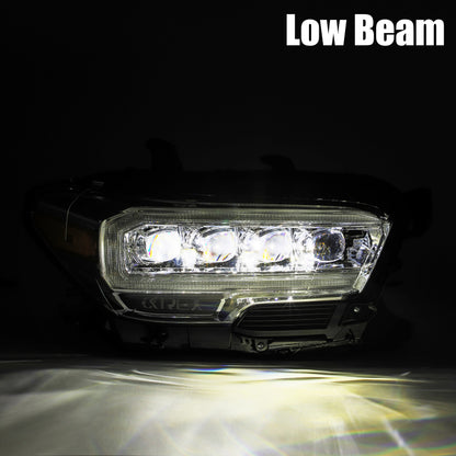 AlphaRex 16-20 Toyota Tacoma NOVA LED Projector Headlight Plank Style Alpha Black w/Activation Light 880705 880705 User 4