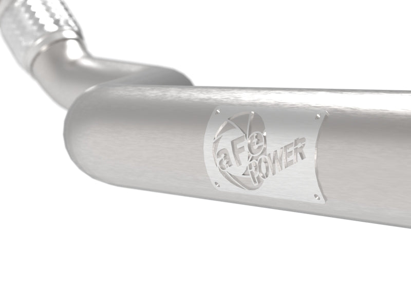 afe POWER MACH Force-Xp 09-16 Audi A4/A5 B8 L4-2.0L(t) 304 SS 3in. Front Resonator Delete Pipe 49-36428 49-36428 Photo - Unmounted