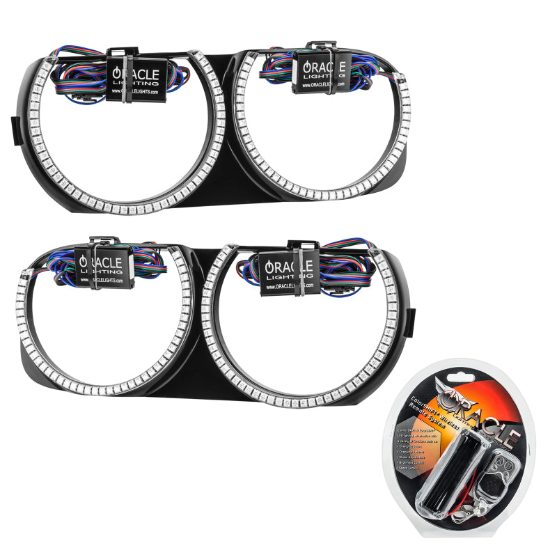 ORACLE Lighting Oracle 15-21 Dodge Challenger Pre-Installed Halo Headlight Bezel - ColorSHIFT 7739-330 7739-330 Photo - Primary