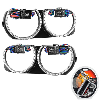ORACLE Lighting Oracle 15-21 Dodge Challenger Pre-Installed Halo Headlight Bezel - ColorSHIFT 7739-330 7739-330 Photo - Primary