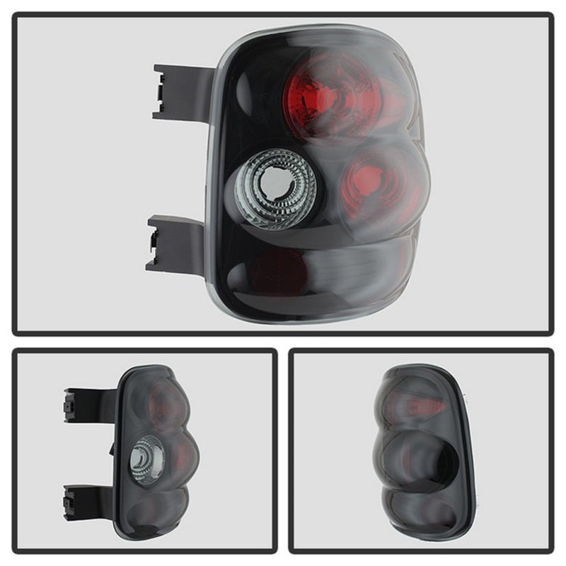 Spyder Chevy Silverado Stepside 99-04 Euro Style Tail Lights Black Smoke ALT-YD-CS99STS-BSM 5078070 5078070 Photo - Unmounted
