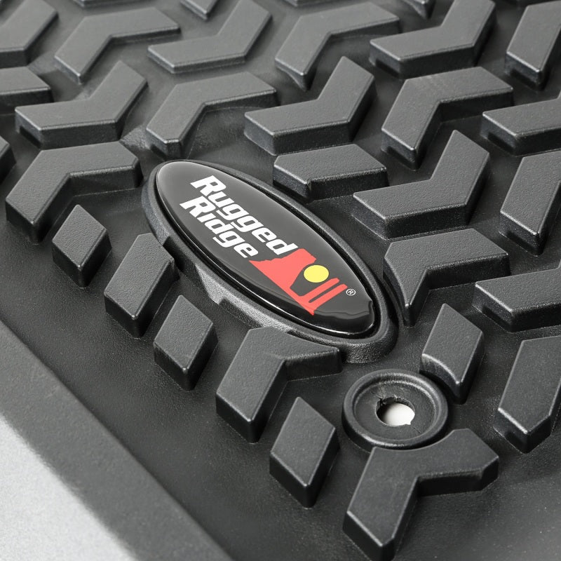 Rugged Ridge All Terrain Floor Liner,Front Pair,Black;15-18 Ford F-150 82902.33 Photo - Unmounted