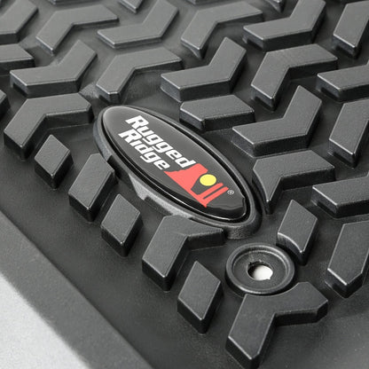 Rugged Ridge All Terrain Floor Liner,Front Pair,Black;15-18 Ford F-150 82902.33 Photo - Unmounted