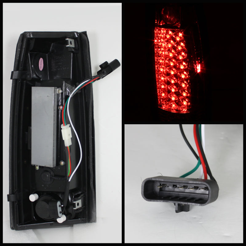 Spyder Chevy C/K Series 1500 88-98/Blazer 92-94 LED Tail Lights Red Clear ALT-YD-CCK88-LED-RC 5001375 5001375 User 1