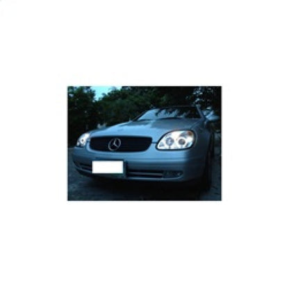 Spyder Mercedes Benz SLK 98-04 Projector Halogen Model- LED Halo Chrm PRO-YD-MBSLK98-1PC-HL-C 5011206 5011206 Photo - Mounted