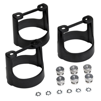 Autometer Gauge Bracket Kit, 2 1/16", Black Composite, Qty 3 2230 Photo - Primary