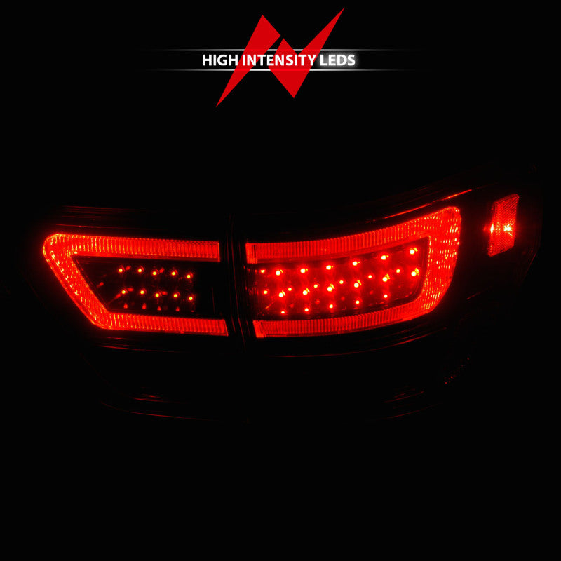 ANZO 11-13 Jeep Grand Cherokee LED Taillights w/ Lightbar Black Housing/Clear Lens 4pcs 311439 311439 User 5