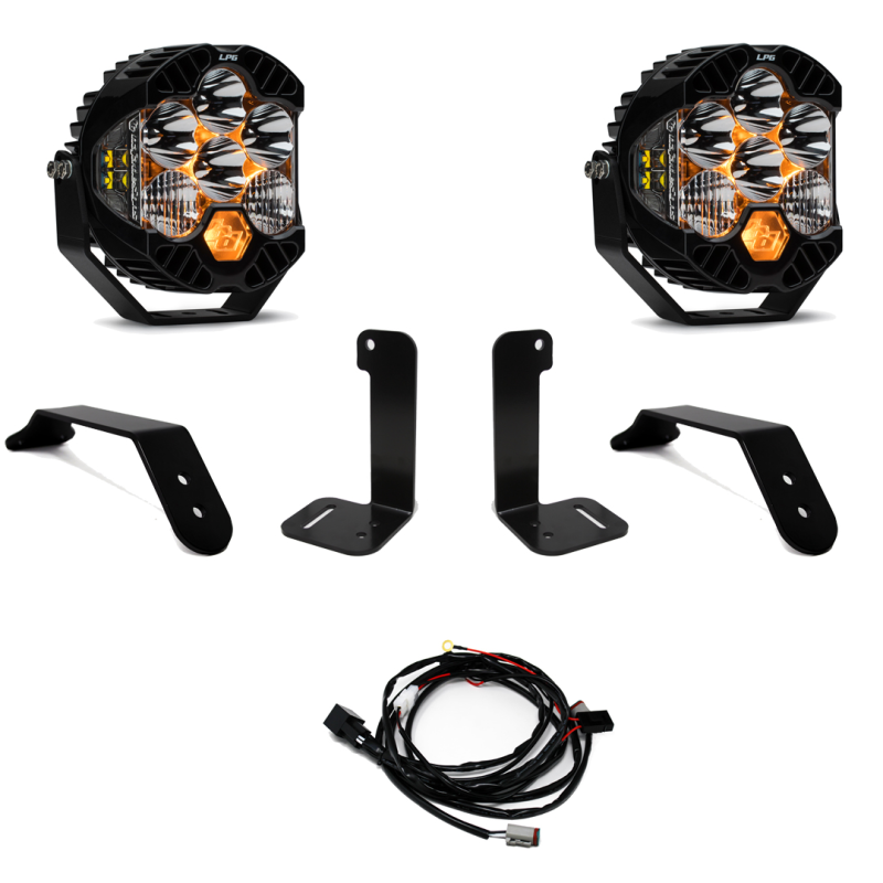 Baja Designs 2018+ Jeep JL/JT Dual LP6 Auxiliary Light Kit 447659