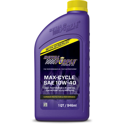 Royal Purple Max Cycle Motorcycle Oil; 20W-50/10W-40 - 6 pack 06315 User 1