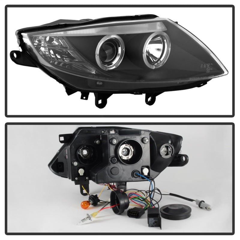 Spyder BMW Z4 03-08 Projector Headlights Xenon/HID Model Only - LED Halo Black PRO-YD-BMWZ403-HID-BK 5029676 5029676 Photo - Unmounted