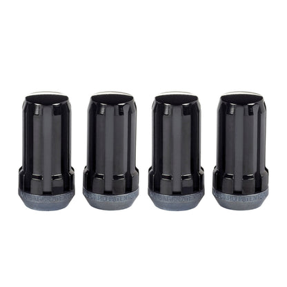McGard SplineDrive Lug Nut (Cone Seat) M14X1.5 / 1.935in. Length (4-Pack) - Black (Req. Tool) 65310BK 65310BK Photo - out of package
