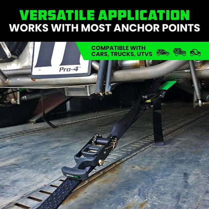 Rhino USA Heavy Duty Vehicle Tie Down Kit- Green 2IN-HDKIT-GRN 2IN-HDKIT-GRN User 6