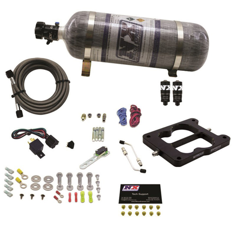 Nitrous Express Q-Jet/Holley Spread Bore Hitman Plus Nitrous Kit w/Composite Bottle 40081-12 40081-12 Photo - Primary