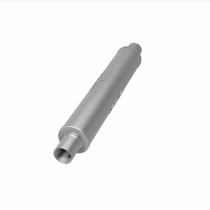 MagnaFlow 4" Round Center/Center Straight Through Performance Muffler 10435 360 Degree Image Set