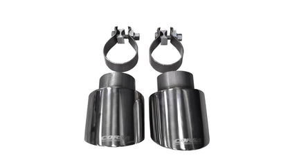Corsa Performance 10-14 Volkswagen R Mk6 Polished Two 4.0in Polished Pro-Series Tip 14497 Photo - Primary
