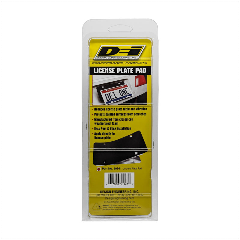 DEI License Plate Pad - 2 Pack 50941 50941 Photo - in package