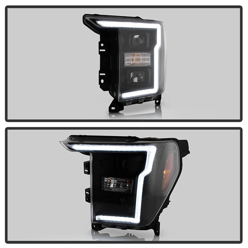 SPYDER Signature 20-21 Ford F150 (Halogen Model) Proj. Headlights - Black (PRO-YD-FF15021HALSI-BK) 5088703 5088703 Photo - Unmounted