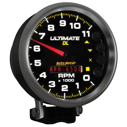 Autometer 5 inch Ultimate DL Playback Tachometer 11000 RPM - Black 6897 6897 User 6
