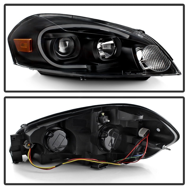 SPYDER xTune 06-13 Chevrolet Impala LED Light Bar Headlights - Black (PRO-JH-CIM06-LB-BK) 9042232 9042232 Photo - Unmounted
