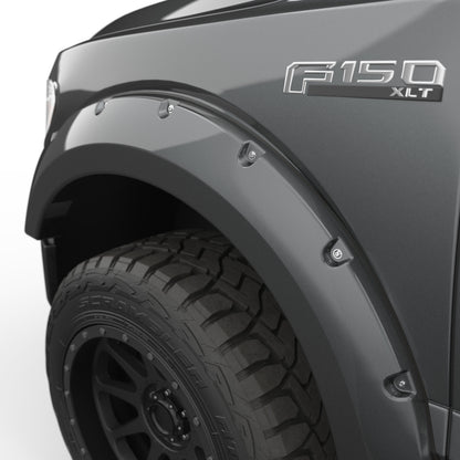 EGR 2018 Ford F150 Bolt-On Look Color Match Fender Flares - Set - Magnetic 793574-J7 793574-J7 Photo - Close Up
