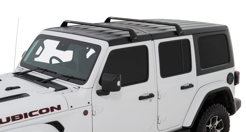 Rhino-Rack 07-22 Jeep Wrangler JK/JL 4 Door Hard Top Vortex SG 2 Bar Roof Rack - Black SG59 SG59 Photo - Primary
