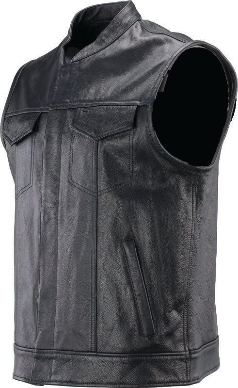 Kuryakyn Leather By River Road Vandal Club Vest Black - Small 094398 094398 User 1