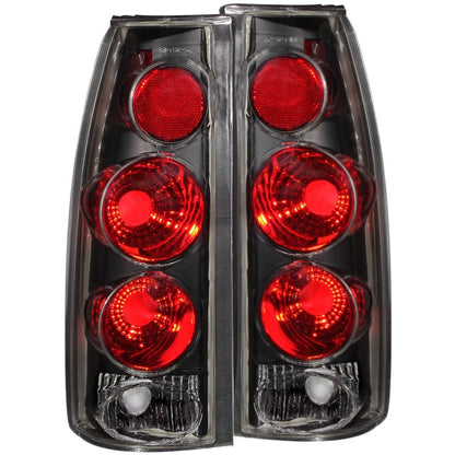 Anzo 1999-2000 Cadillac Escalade Taillights Black 3D Style 211019 Photo - Primary