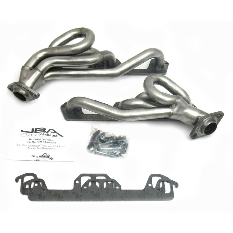 JBA 96-03 Dodge Truck 5.2L/5.9L Magnum 1-1/2in Primary Raw 409SS Cat4Ward Header 1945S-1 1945S-1 Photo - Primary