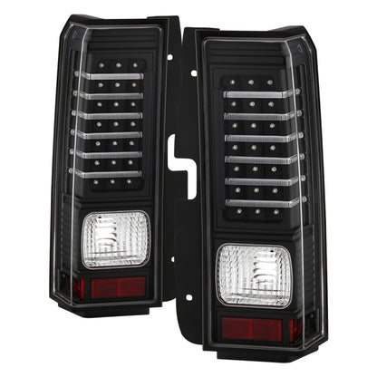 SPYDER Xtune Hummer H3 06-09 ( Non H3T ) LED Tail Lights Black ALT-ON-HH306-LED-BK 5017697 5017697 Photo - Primary