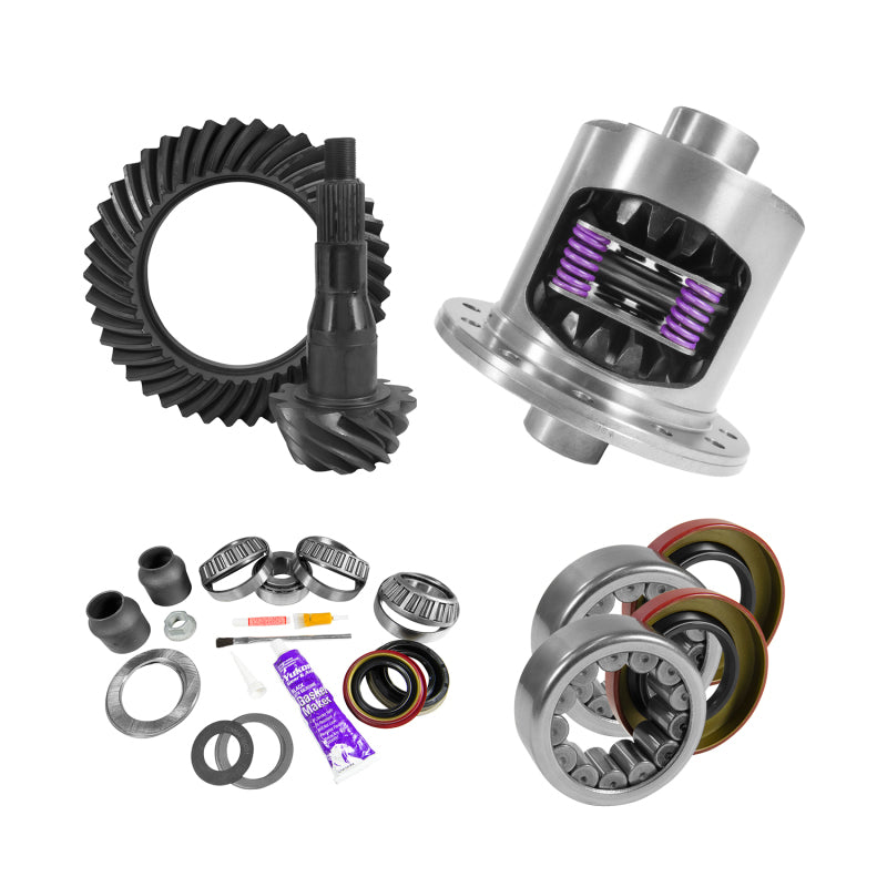 Yukon Gear & Axle Yukon 9.75in Ford 3.55 Rear Ring & Pinion Install Kit 34 Spline Positraction 2.99in Axle Bearing YGK2097 YGK2097 Photo - Primary