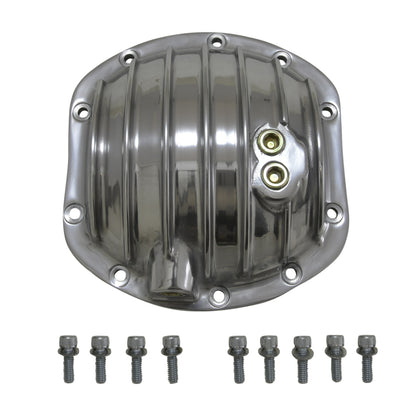 Yukon Gear & Axle Yukon Gear Polished Aluminum Replacement Cover For Dana 30 Standard Rotation YP C2-D30-STD YP C2-D30-STD Photo - Primary