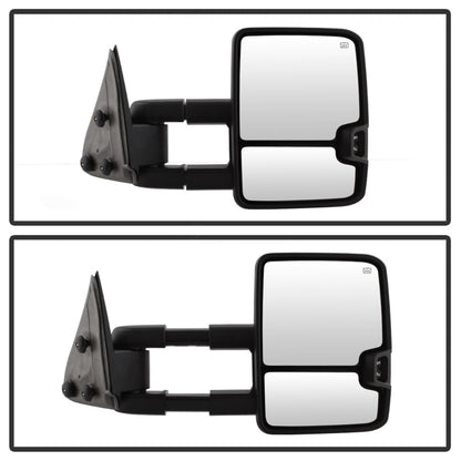 SPYDER xTune Chevy Silverado 99-02 G2 Heated Amber LED Signal Telescoping Mirrors MIR-CS99S-G2-PWH-AM-SET 9936678 9936678 Photo - Unmounted