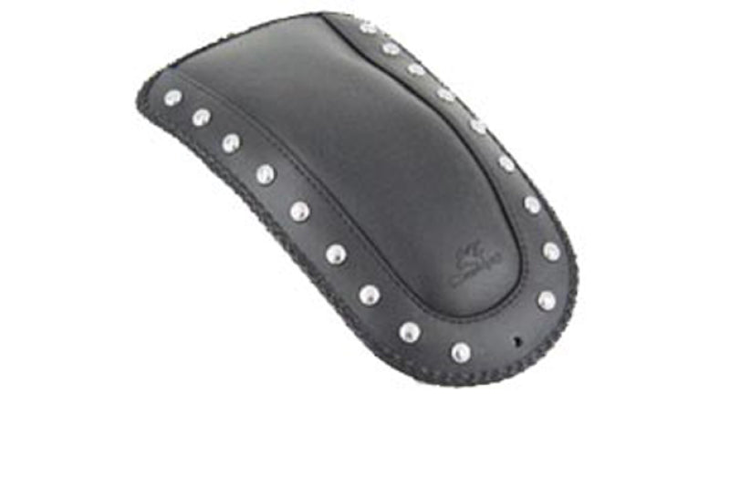 Mustang Motorcycle Mustang 03-09 VTX1300 Retro,03-07 VTX1300S, 08-09 VTX1300T Fender Bib w/Studs - Black 78099 78099 Photo - Primary