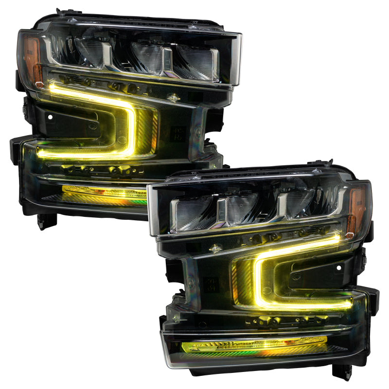 ORACLE Lighting Oracle 19-21 Chevy Silverado 1500 RGB+W Headlight DRL Upgrade Kit - ColorSHIFT 1441-330 1441-330 User 1