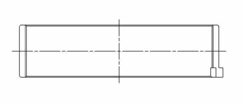 ACL Subaru FB20/FB25 Standard Size High Performance Rod Bearing Set w/.001 Oil Clearance 4B8325HX-STD 4B8325HX-STD Technical Drawing