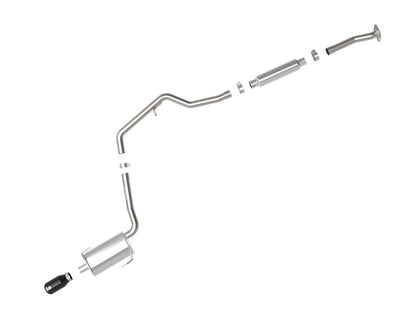 aFe POWER Takeda 12-16 Subaru Impreza 2.0L 2.5in 304SS CB Exhaust w/ Black Tips 49-36052-B 49-36052-B Photo - Unmounted
